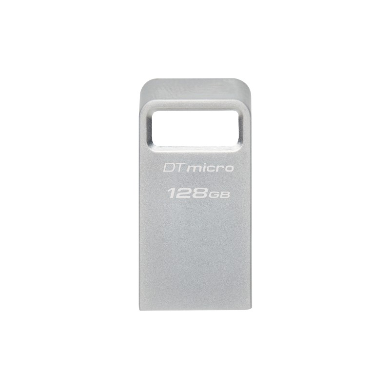 Kingston DataTraveler Micro 128GB USB 3.2 Gen 1 USB stick Sølv Kingston DataTraveler Micro 128GB USB 3.2 Gen 1 USB stick Sølv